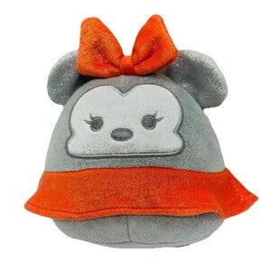 Minnie Mouse Squishmallows Disney 100th Anniversary Silver Plush Stuffed Toy 6”